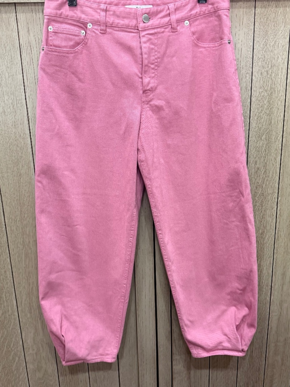 Tibi Brancusi Jeans, in bright pink